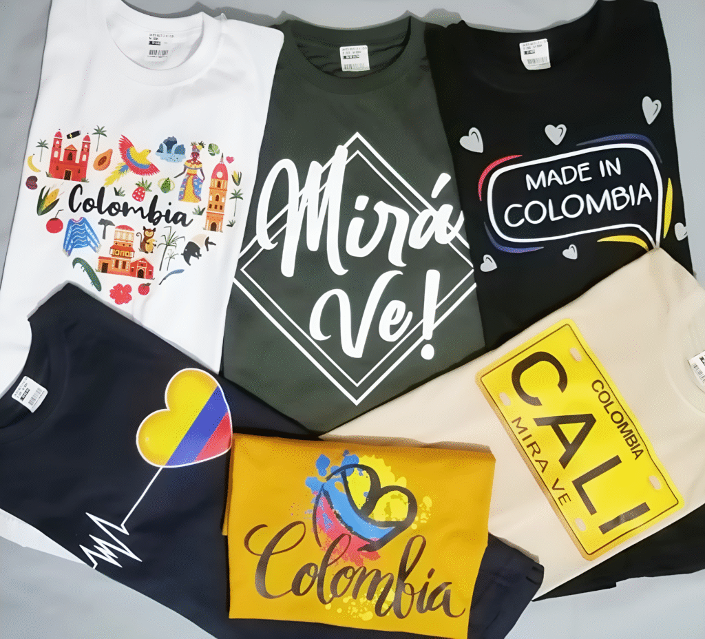 camisetas alusivas a cali Colección de camisetas con diseños de Colombia y Cali